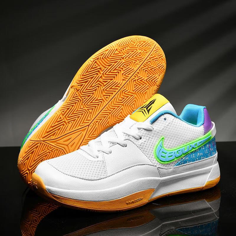 Zapatillas de baloncesto Durant KD15 de corte bajo combate real hombre cojín de aire resistente al desgaste amortiguador transpirable zapatillas de deporte con sonido de fricción zapatos de mujer image 2