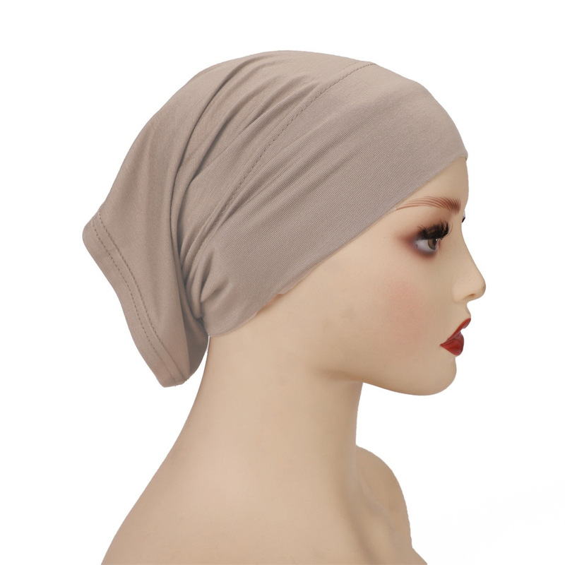 New Foreign Trade Wide-Brimmed Tube Hat, Modal Silk Cotton Women's High-Elastic Solid Color Cap New Foreign Trade Wide-Brimmed Tube Hat, Modal Silk Cotton Women's High-Elastic Solid Color Cap