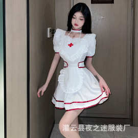 夜之迷情趣内衣女纯欲护士制服诱惑性感睡衣服大码激情套装女2537