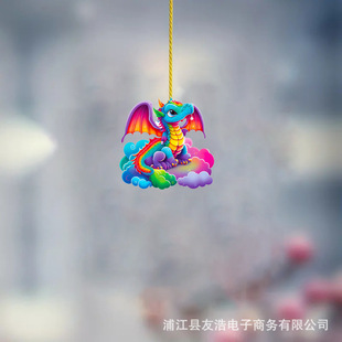 Hot cross-border acrylic pendant ornaments, portable carry-on small pendant, suitable for multi-occasion use
