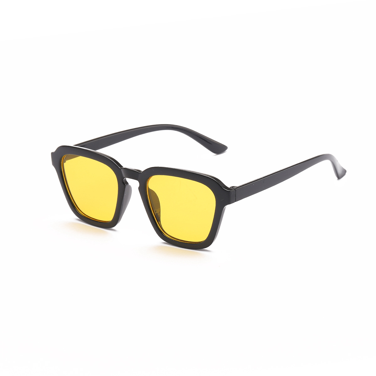 Marco negro película amarilla