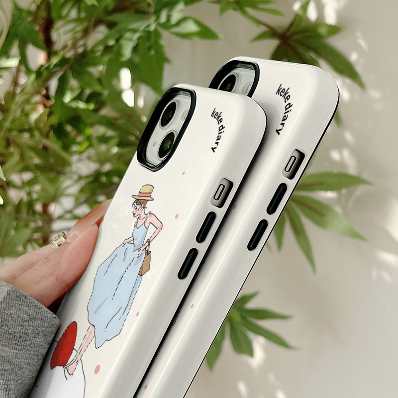 50g Weight iPhone Applicable Brands Phone Cases Classification Feilin Material Cartoon, Cake Pattern Cute, Modern Style Style Feilin Cartoon Cake Cute Modern Style Phone Cases Phone Accessories 2