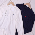 RL拉夫[大童亨利衫]小马刺绣宅女同款经典款T恤/可扫码高品质顺丰