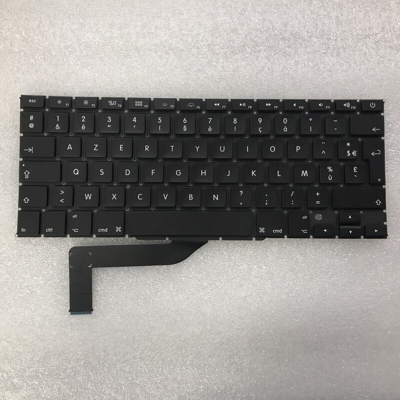 For Apple Macbook Pro Retina A1502 A1398 laptop keyboard uk/us keyboard