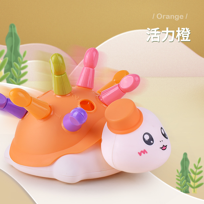 Los juguetes de entrenamiento de concentración del bebé tortuga educativa educación temprana 1-3 años coordinación mano-ojo DE LOS NIÑOS empalme dragón juguete