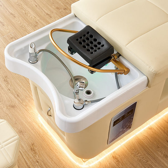 Upgraded Thai Head Therapy Shampoo Bed with Light Water Circulation Fumigation Barber Shop Special Hair Salon Beauty Salon Massage
