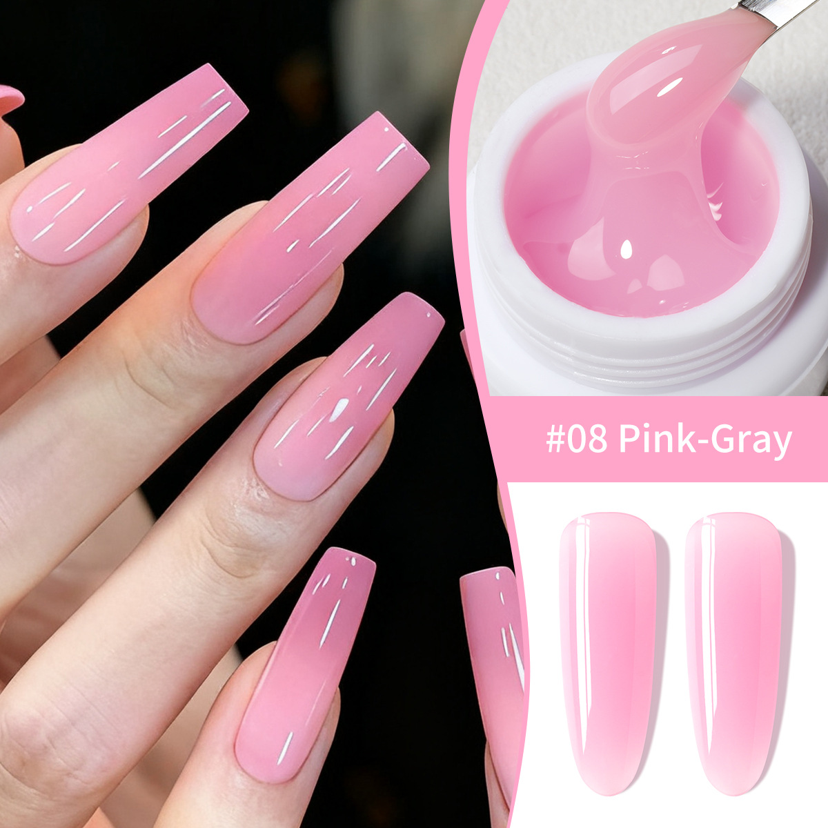 Pegamento de extensión de uñas de cristal pegamento de fototerapia UV rápido de uñas sin papel de uñas titular de uñas extensión rápida salón de uñas especial