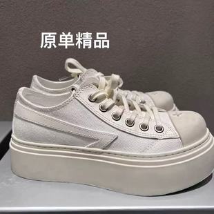 Original Standard Thick Sole SM Meteor Sneakers Retro Destruction Small Dirty Shoes Dirty Shoes Canvas Shoes 25 New Women's Shoes Original Thick Sole