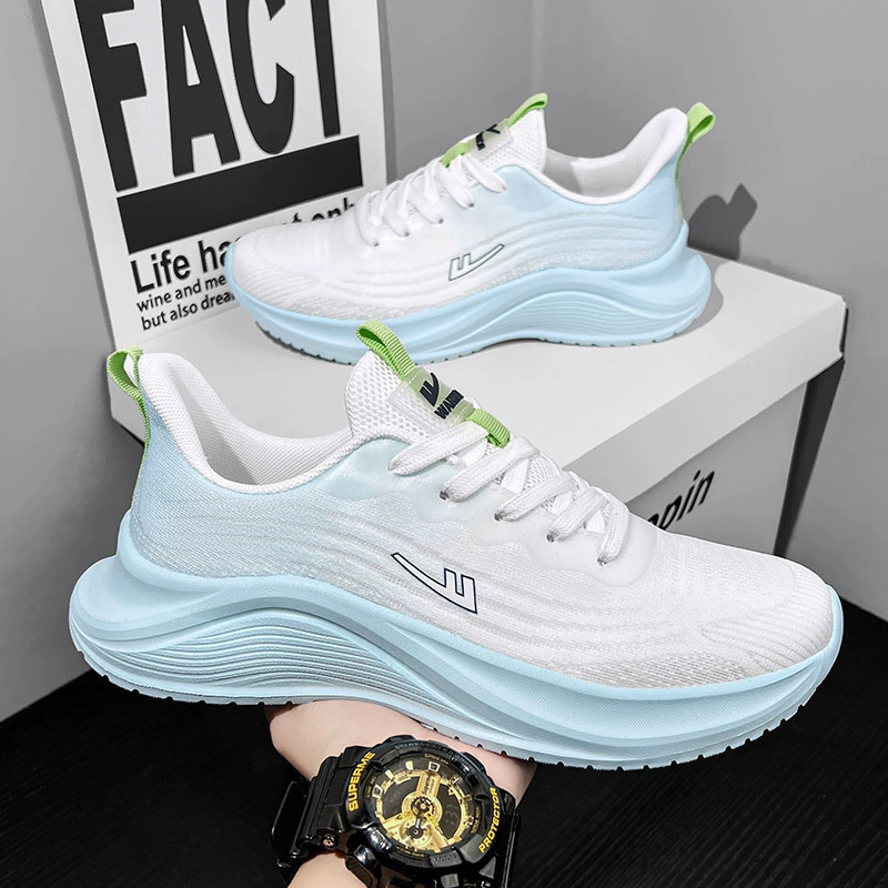 Оглядываясь назад на мужскую спортивную обувь весной и осенью 2025 года новая повседневная спортивная пара обувь модная дикая мужская и женская