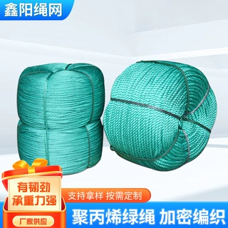 厂家供应绿色聚丙烯 彩色尼龙绳结实防晒pp绳捆扎绳 聚丙烯绳定制