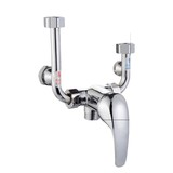 Цинк -сплав Электрический водонагреватель U -образный клапан горячий и холодная вода, легкий душевой смешанный смешанный клапан.