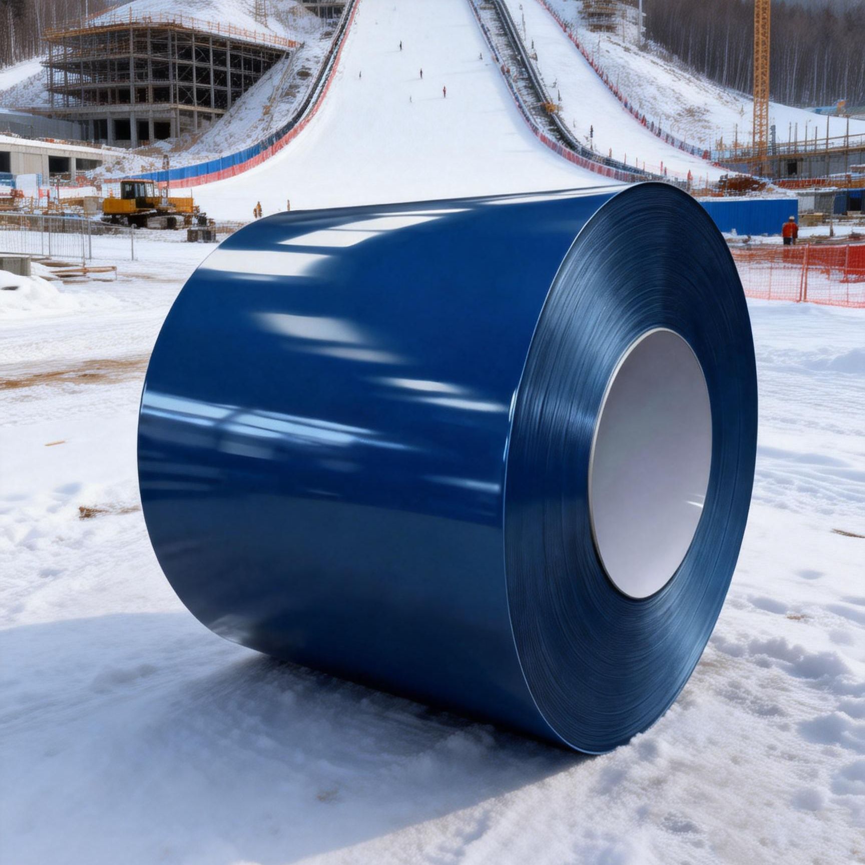 供应TDC51D+Z PE聚酯HDP高耐候SMP硅改PVDF氟碳彩涂宝钢深天蓝