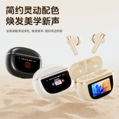 フルカラータッチスクリーン翻訳イヤホンANCノイズ除去bluetoothイヤホン入耳式多機能新型APP無線イヤホン