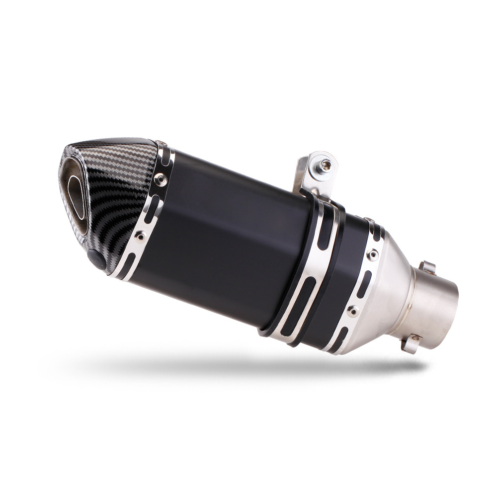 Motorcycle Scooter Ghost Fire Rs100 Qiaoge Jinzhan 6 Gy6 Universal Exhaust Pipe Tail Section Modification Small Hexagon