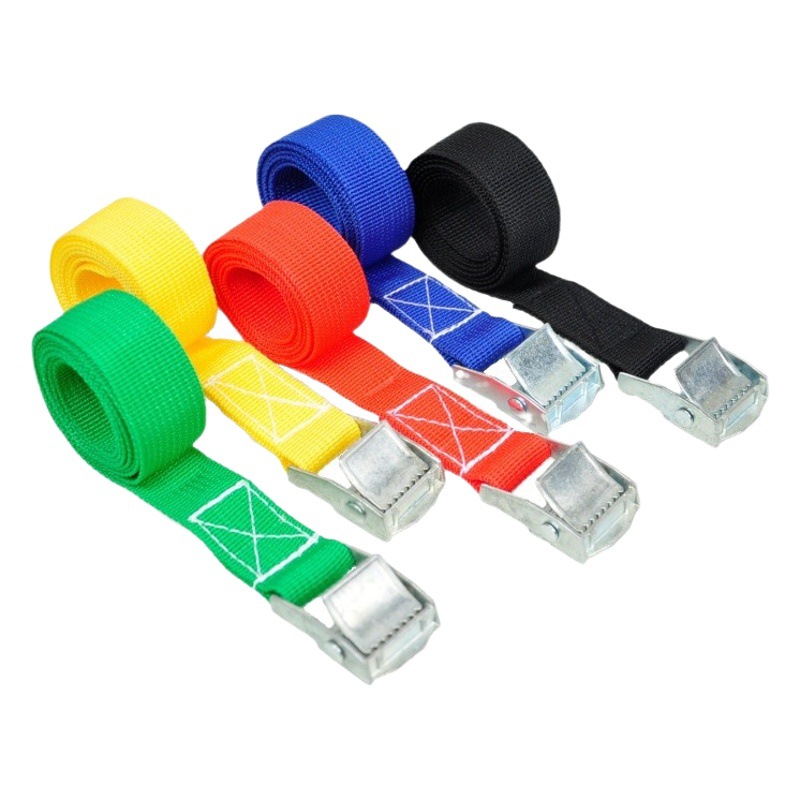 Spot aleación de zinc correa de hebilla de presión logística carga equipaje placa de sujeción alambre de polipropileno correa de sujeción fija negro