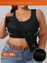 T 10627 Bralette Round Neck Solid Color Top ��ɫ��������