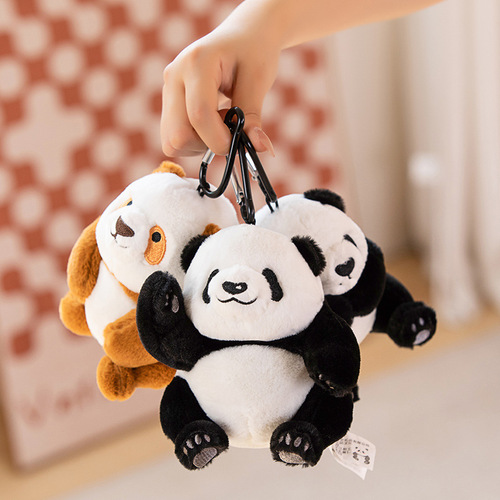Giant Panda Plush Toy, National Treasure Fat Bear, Soft Plush Toy, Internet Celebrity Hua Hua Same Style Doll, Gift, Bamboo Snack Bag