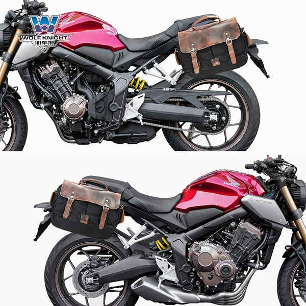 Honda CB650R-(left + right) (medium style) canvas bag only applicable to 2020 model