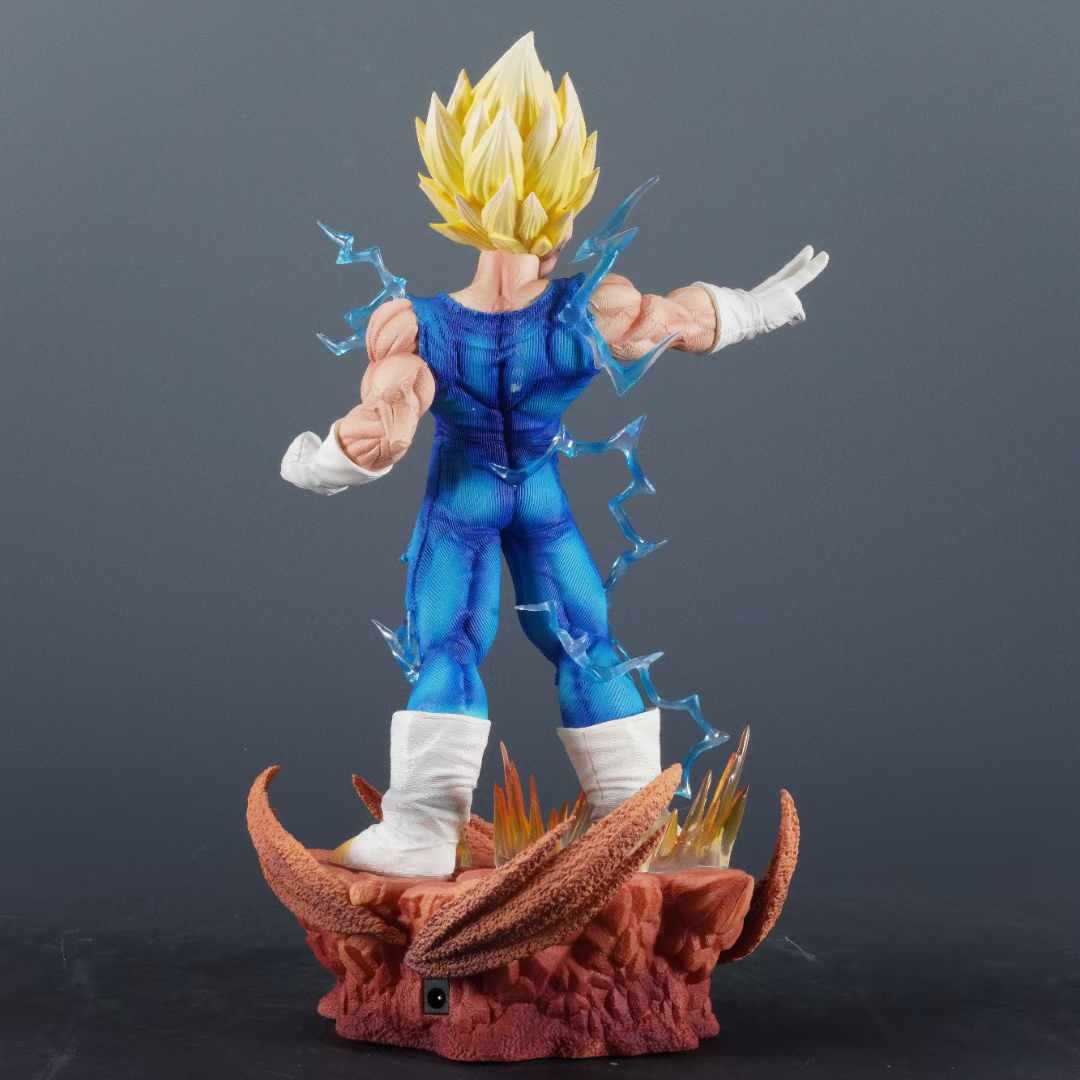 드래곤 볼 무한 시작 DEMON VEGETA GOKU GK 손으로 만든 장면 모델 조수 놀이 장식품 선물 수제 재고