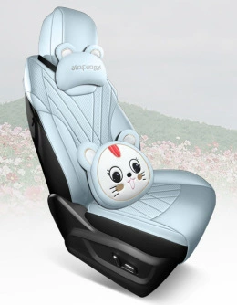 Modelə uyğun (Original) oturacaq örtükləri – Seasons, Seat Cushion Decoration Accessories - blue-and-black-cartoon-version-eq7-shuxiangjia-special-five-seater-rear-half-surround
