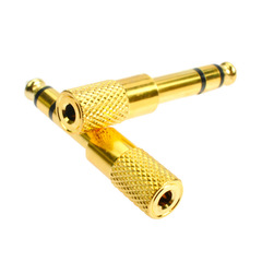 Electronic keyboard adapter 3.5mm to 6.5mm small to large microphone adapter computer phone adapter audio adapter