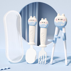Children's Chopsticks, Infant Training Chopsticks, Fresh Tableware Practice Chopsticks Set, Baby Cute Eating Learning Chopsticks