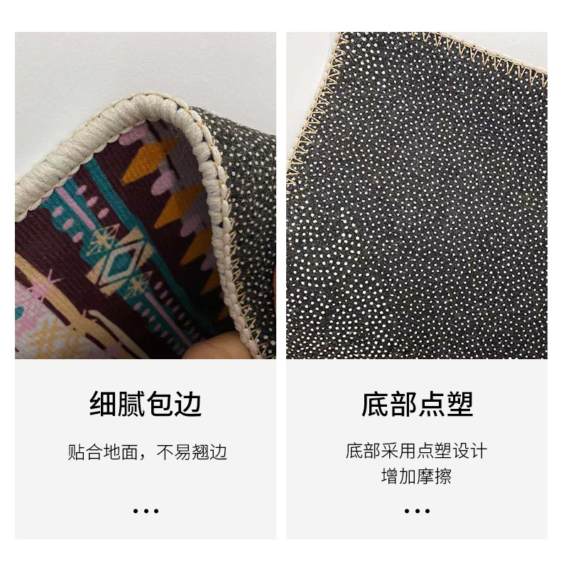 欧式复古地毯,卧室床边毯,客厅满铺毯,饭厅地毯