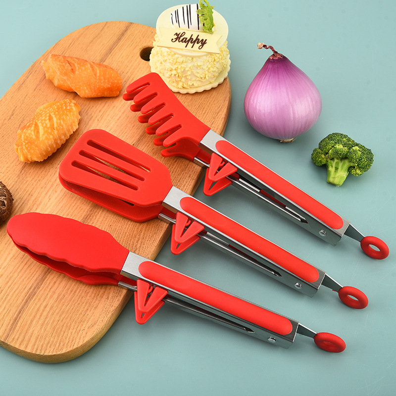 Manufacturers silicone food clip baking tools steak barbecue clip baking BBQ barbecue clip picnic food clip in stock