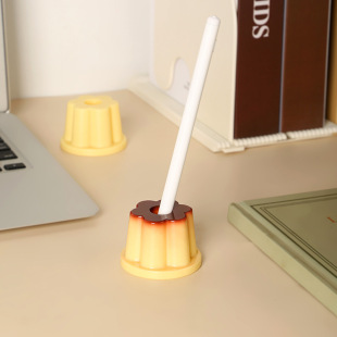 Cute Pudding Pen Holder Creative Desktop Popular Same Style Girl Heart Small Ornament Holder as a Birthday Gift for Best Friend and Friend