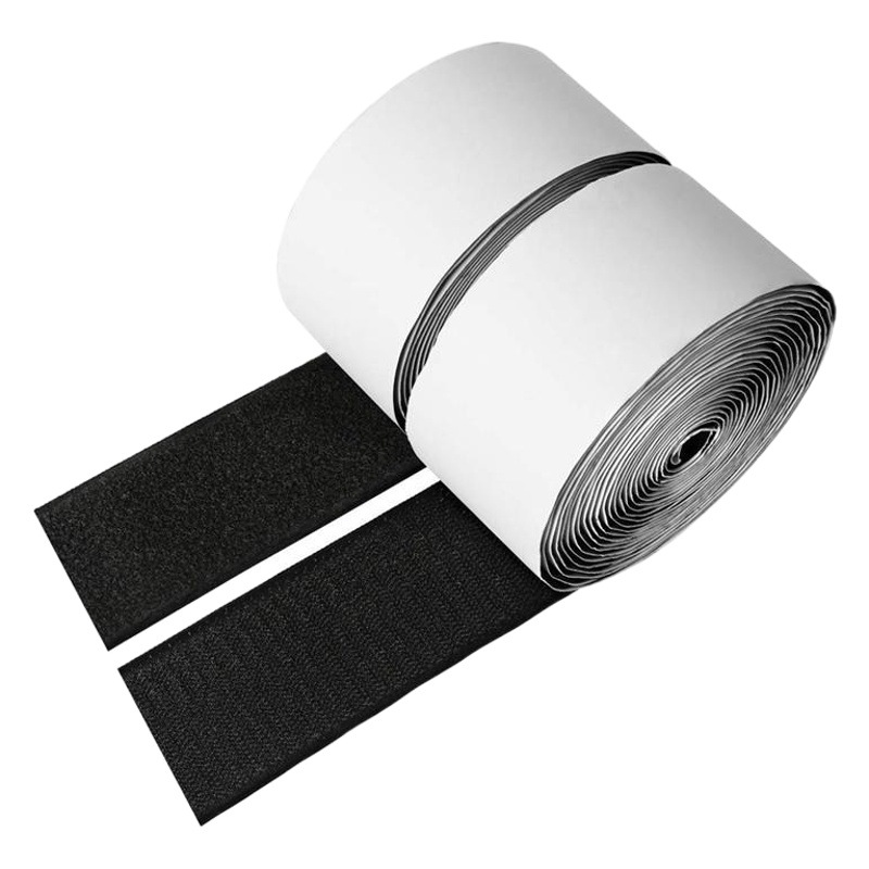 Doble cara adhesivo velcro fuerte cortina pantalla ventana pegatina auto-adhesivo puerta cortina gancho superficie con cinta adhesiva