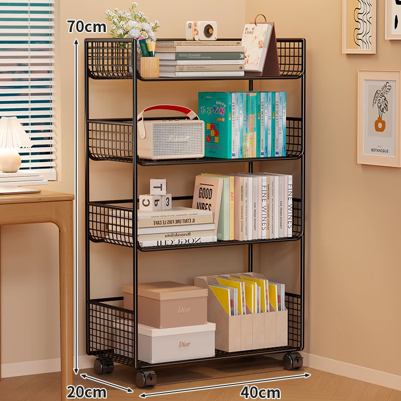Estante Organizador Estrecho Multicapa, De piso para Baño