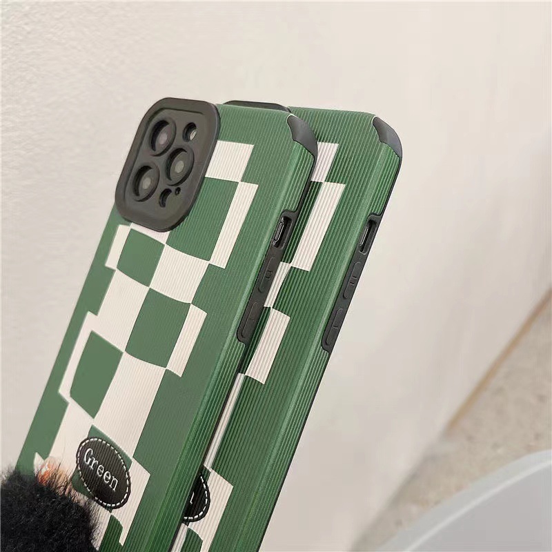 Stylish Green Protective Phone Case For Iphone 13 Pro Max And 11_voghion.com