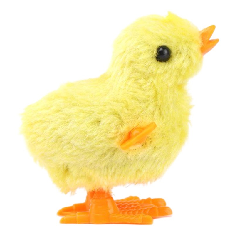 Cross-Border Wind-Up Chicken, Wind-Up Jumping Chicken, Plush Children's Wind-Up Chicken, Hot-Selling Street Stall Nostalgic Educational Toys