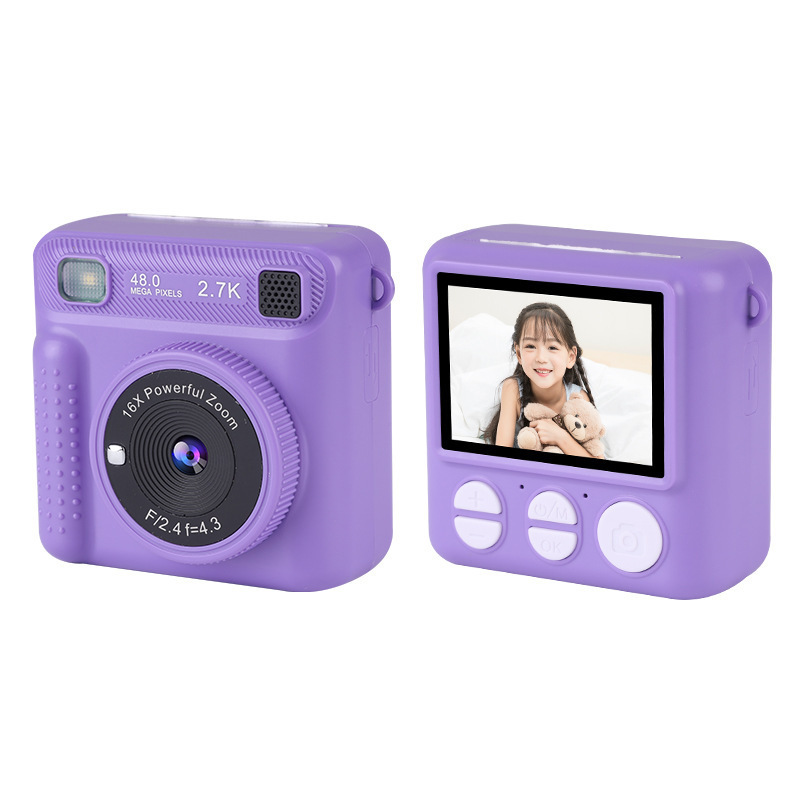 New children's printing camera is shooting and playing camera this year's hot product 2.4 inch HD screen can be printed New children's printing camera is shooting and playing camera this year's hot product 2.4 inch HD screen can be printed