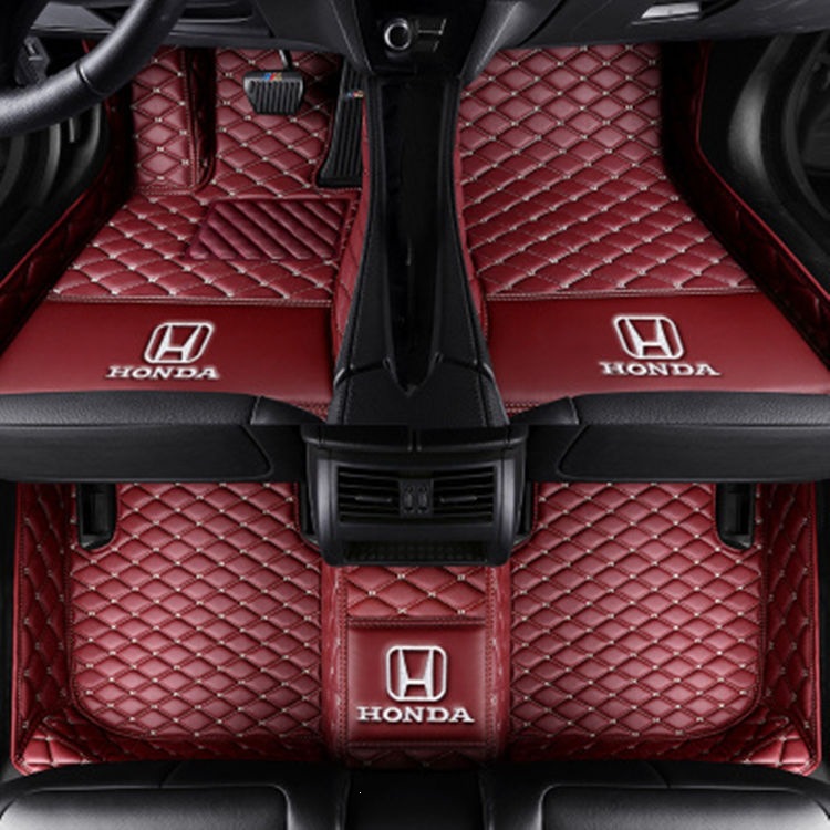 Suitable for Honda Accord, Fit, Civic, City, CRV, Crider, HR-V, Jade, and Breeze full-coverage car floor mats