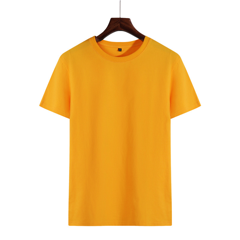 Xinjiang camiseta de algodón de vello largo 180g personalizada camiseta cultural de publicidad impresión bordada LOGO camiseta de actividad grupal personalizada