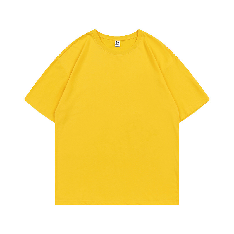 230g de peso pesado, talla europea, herramientas de manga corta, ropa de trabajo, ropa de trabajo, camisa publicitaria, camiseta de algodón con cuello redondo, logotipo impreso personalizado