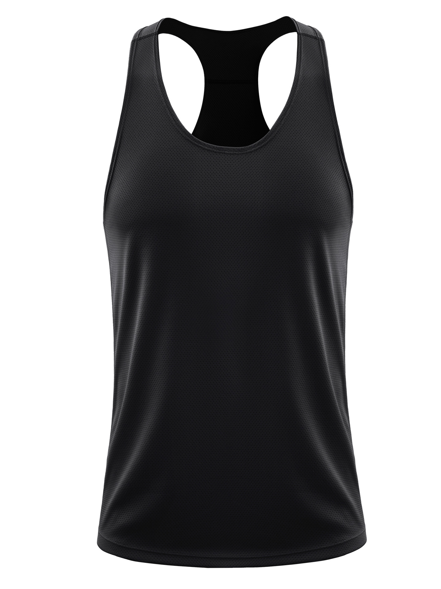 Chaleco de fitness entrenamiento muscular de los hombres sueltos en forma de I deportes delgados culturismo ropa casual chaleco sin mangas más Chaleco de tamaño