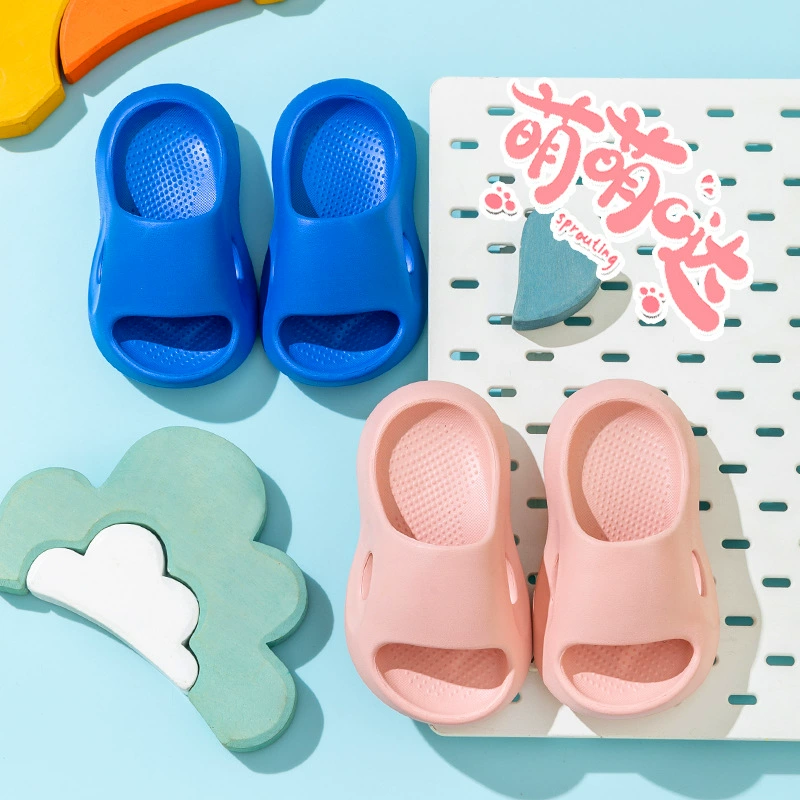 Детские тапочки для мальчиков и девочек, лето 2024, новинка, Нескользящие домашние Тапочки для ванной, детские тапочки оптом