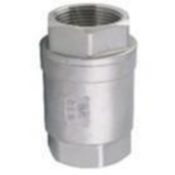 不锈钢H12W立式止回阀起旋式对夹耐用单向阀耐磨缓闭型止回阀