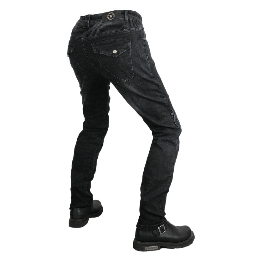 VOLERO motocicleta jeans hombres y mujeres pantalones de motociclismo pantalones de carreras Kevlar resistente al desgarro equipo de protección de silicona