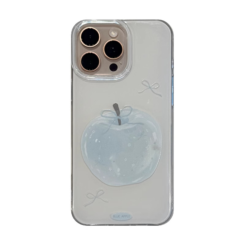 Verano fresco azul apple iphone16ProMax/15 funda para teléfono móvil Apple 13/14 pulsera 16 mujeres