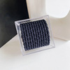 Black elastic durable hair rope, hair accessory, case, simple and elegant design