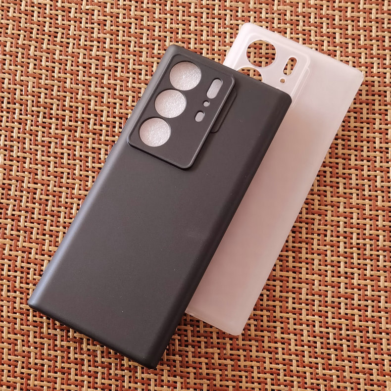 For ZTE AXON 40Ultra Phone Case A2023P Transparent Silicone Frosted Anti-Scratch Soft Simple Protective Case