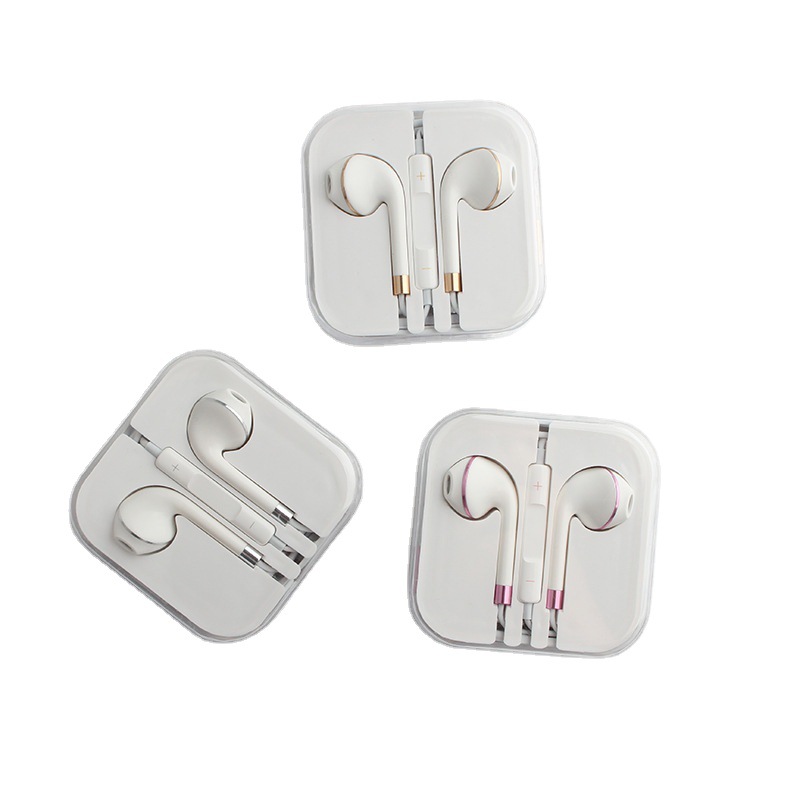 適用耳機oppo/華為/vivo/小米/蘋果手機入耳式運動重低音耳麥有線