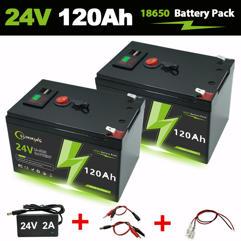 Cross-Border Hot-Selling Lifepo4, 24V200Ah Lithium-Ion Battery, Outdoor Camping Lighting Power Bank