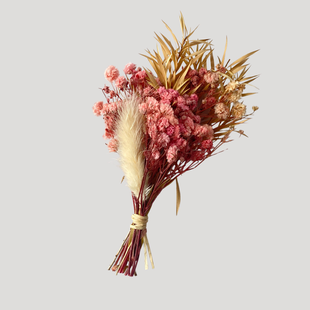 Mori Eternal Flower Mini Real Flower Dry Flower Ramo pequeño Accesorios Decoración hecha a mano Adornos de escritorio