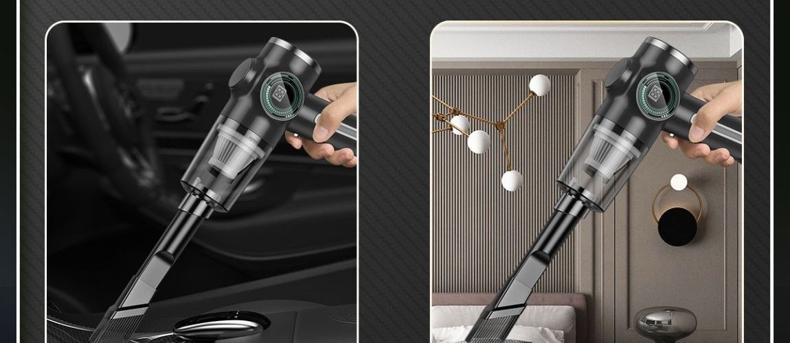 High Suction Car Charging Mini Vacuum Cleaner, Wireless Portable Vacuum Cleaner, Powerful Small Window Cleaner for Home Use