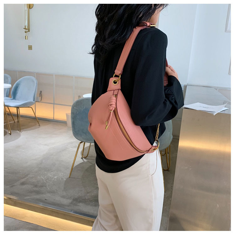 Bags2023 – sac à main minimaliste pour femmes, nouvelle mode coréenne, voyage en plein air, chaîne de poitrine, sac à bandoulière simple épaule_voghion.com