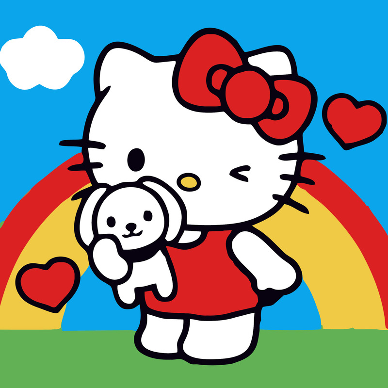 デジタル油絵diyの塗り絵の子供は漫画のアニメを埋めて色を塗ります。|undefined